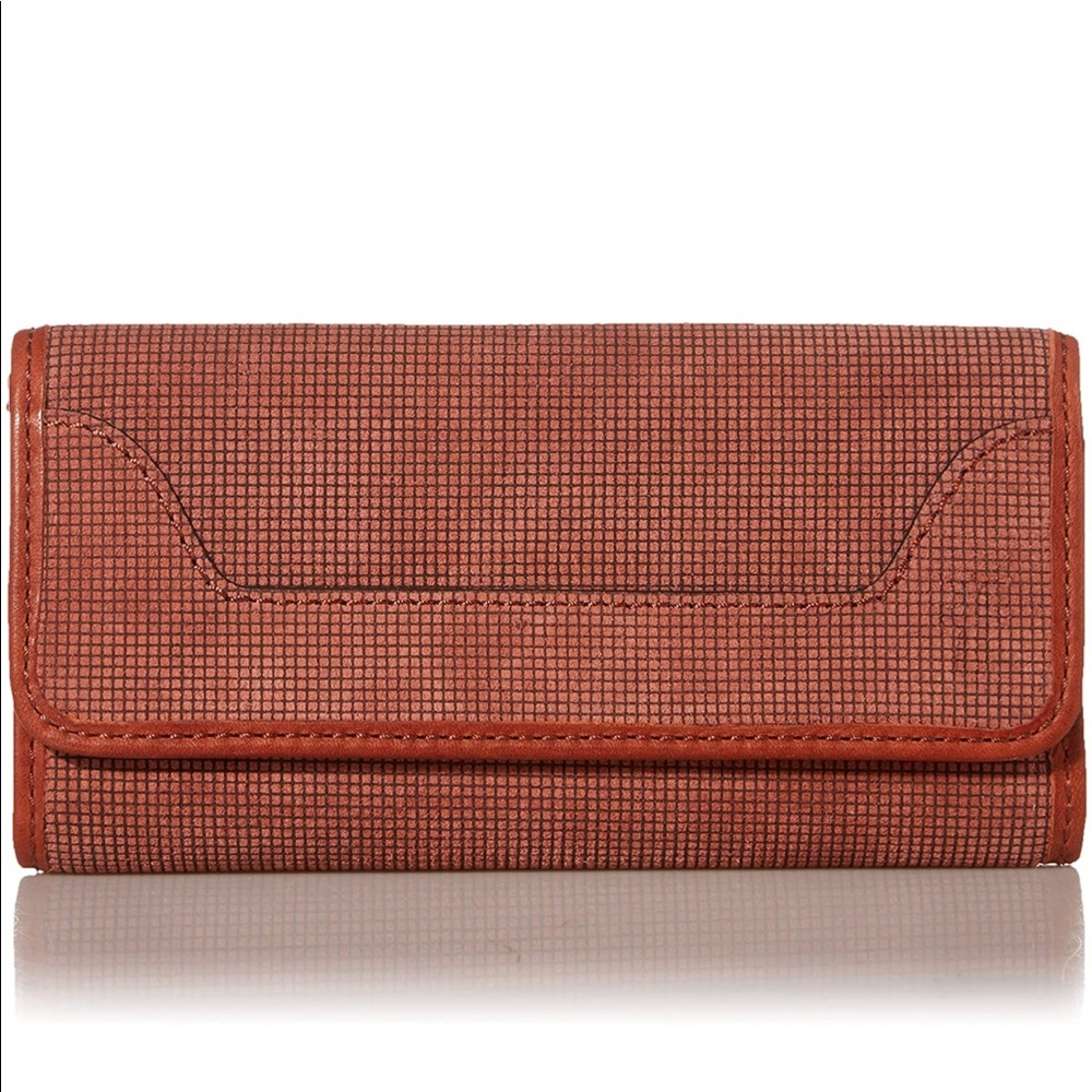 Frye Red Textured Wallet